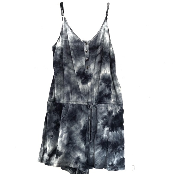 Aeropostale Pants - AERO SERIOUSLY SOFT BLUE TIE DYE ROMPER SIZE LARGE